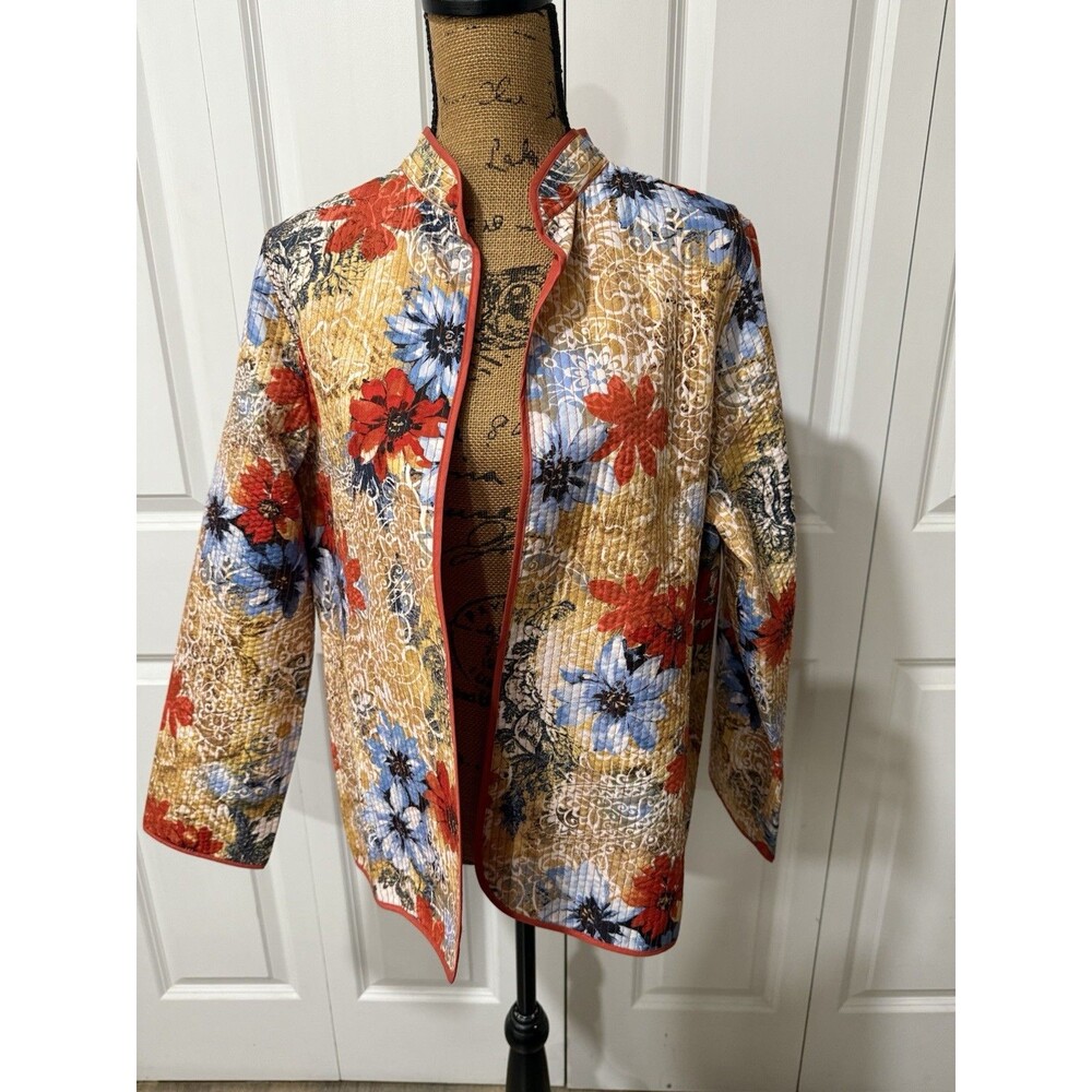 Alfred  Dunner Floral Jacket Size 12